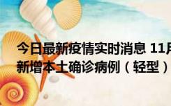 今日最新疫情实时消息 11月18日8时至24时，济南市报告新增本土确诊病例（轻型）17例、无症状感染者60例