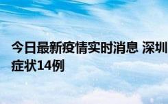 今日最新疫情实时消息 深圳11月18日新增本土确诊9例、无症状14例