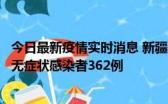 今日最新疫情实时消息 新疆乌鲁木齐新增本土确诊病例6例、无症状感染者362例