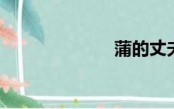 蒲的丈夫王天成