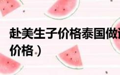 赴美生子价格泰国做试管婴儿好吗（赴美生子价格）