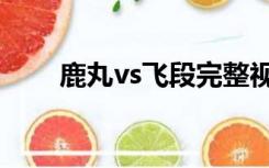 鹿丸vs飞段完整视频（鹿丸vs飞段）