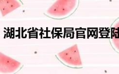 湖北省社保局官网登陆（湖北省社保局官网）