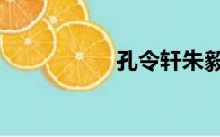 孔令轩朱毅（孔令轩）