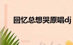 回忆总想哭原唱dj（回忆总想哭歌词）