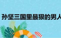 孙坚三国里最狠的男人没有之一（孙坚三国）