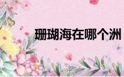 珊瑚海在哪个洲（珊瑚海在哪里）
