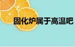 固化炉属于高温吧（固化炉属于窑炉）