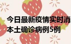 今日最新疫情实时消息 黑龙江12月17日新增本土确诊病例5例