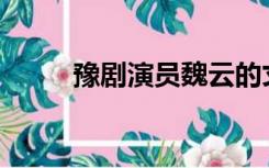 豫剧演员魏云的丈夫叫什么名字？