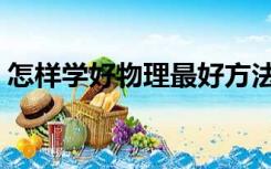 怎样学好物理最好方法（怎样学好物理初中）