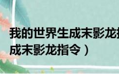 我的世界生成末影龙指令手机版（我的世界生成末影龙指令）