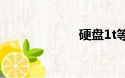 硬盘1t等于多少g