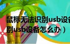 鼠标无法识别usb设备怎么解决（鼠标无法识别usb设备怎么办）