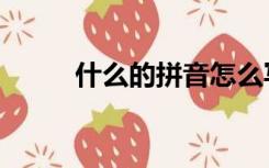 什么的拼音怎么写（什么的浓阴）