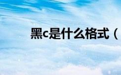 黑c是什么格式（heic是什么文件）
