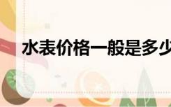 水表价格一般是多少（水表价格多少钱）