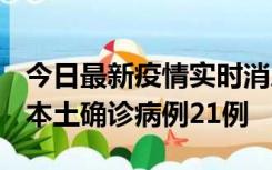 今日最新疫情实时消息 内蒙古12月19日新增本土确诊病例21例