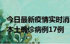 今日最新疫情实时消息 黑龙江12月19日新增本土确诊病例17例