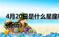 4月20日是什么星座呢（4月20日是什么星座(新历)）