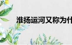 淮扬运河又称为什么河（淮扬运河）