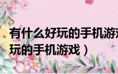 有什么好玩的手机游戏不需要认证（有什么好玩的手机游戏）