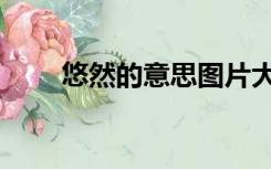 悠然的意思图片大全（悠然的意思）