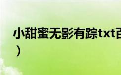 小甜蜜无影有踪txt百度云（小甜蜜无影有踪）