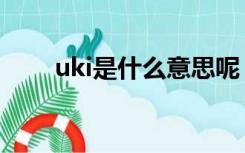 uki是什么意思呢（uki是什么意思）