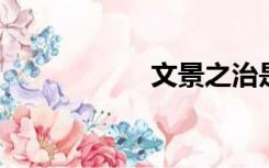 文景之治是哪个皇帝