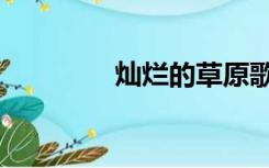 灿烂的草原歌曲（灿组词）