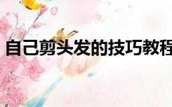 自己剪头发的技巧教程（自己剪头发的技巧）