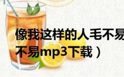 像我这样的人毛不易mp3（像我这样的人毛不易mp3下载）