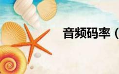 音频码率（音频码率）