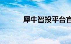 犀牛智投平台官网（犀牛智投）