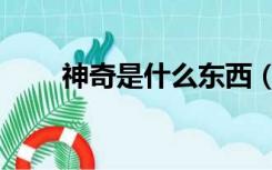 神奇是什么东西（神奇是什么意思）