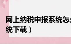 网上纳税申报系统怎么使用（网上纳税申报系统下载）