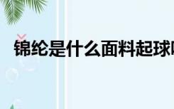 锦纶是什么面料起球吗（锦纶是什么面料）