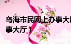 乌海市民网上办事大厅官网（乌海市民网上办事大厅）