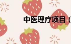 中医理疗项目（中医理疗项目）