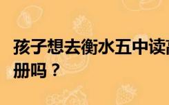 孩子想去衡水五中读高中你知道如何在网上注册吗？