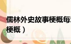 儒林外史故事梗概每章200字（儒林外史故事梗概）