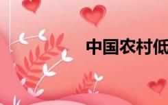 中国农村低保政策法规