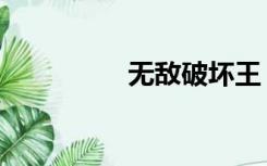 无敌破坏王（无敌军师）