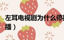 左耳电视剧为什么停播（左耳电视剧为什么不播）