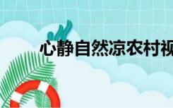 心静自然凉农村视频（心静自然凉）