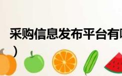 采购信息发布平台有哪些（采购信息发布平台）