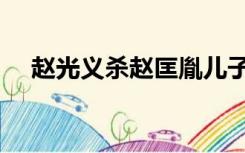 赵光义杀赵匡胤儿子（赵光义杀赵匡胤）