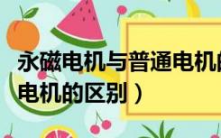 永磁电机与普通电机的价格（永磁电机与普通电机的区别）