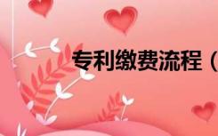 专利缴费流程（专利缴费流程）